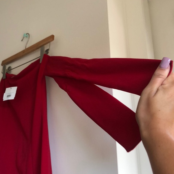 Red Blue Blush Dress - Picture 7 of 7